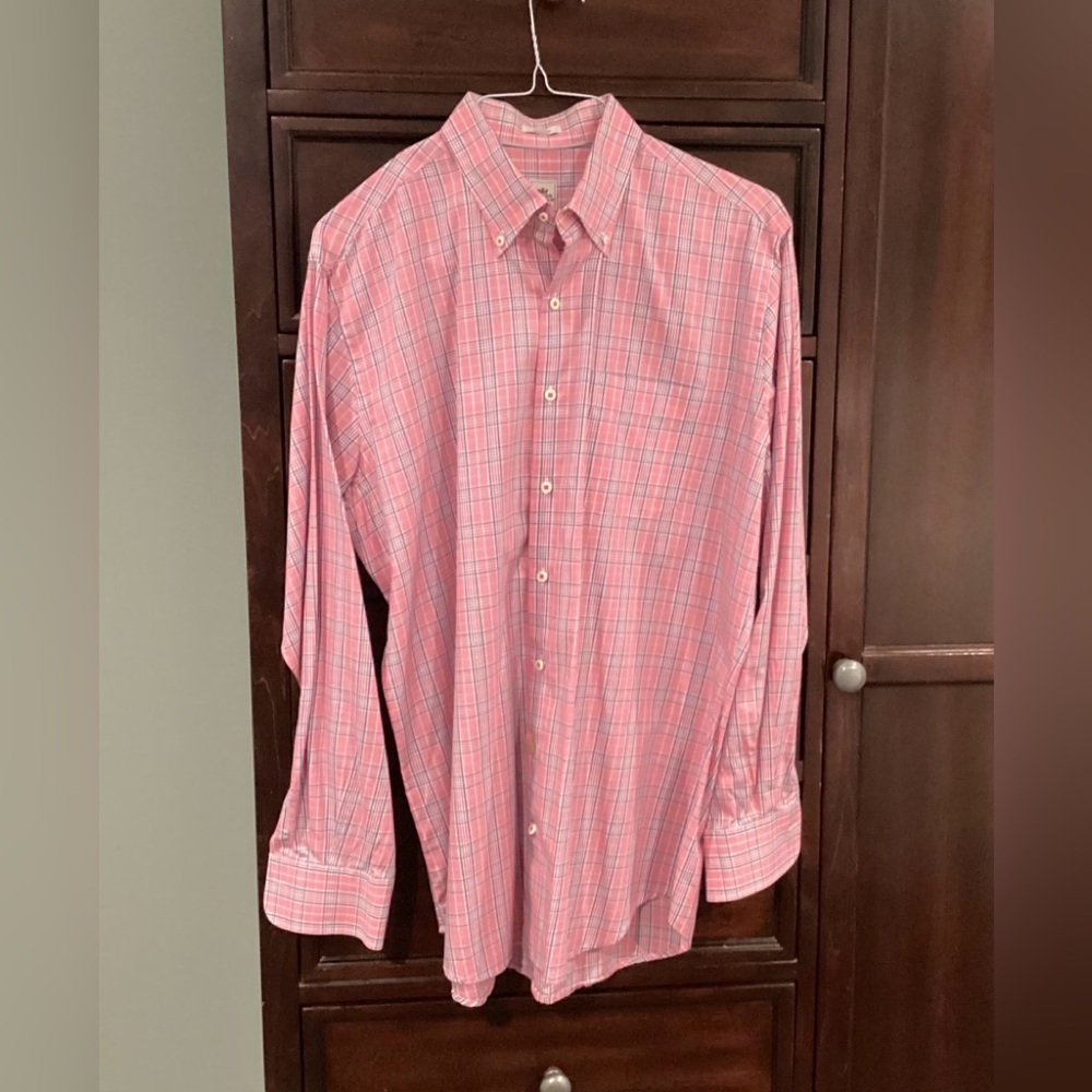 Peter Millar Long Sleeve Cotton Button Down  in Spring Colors (Maybe unworn.)